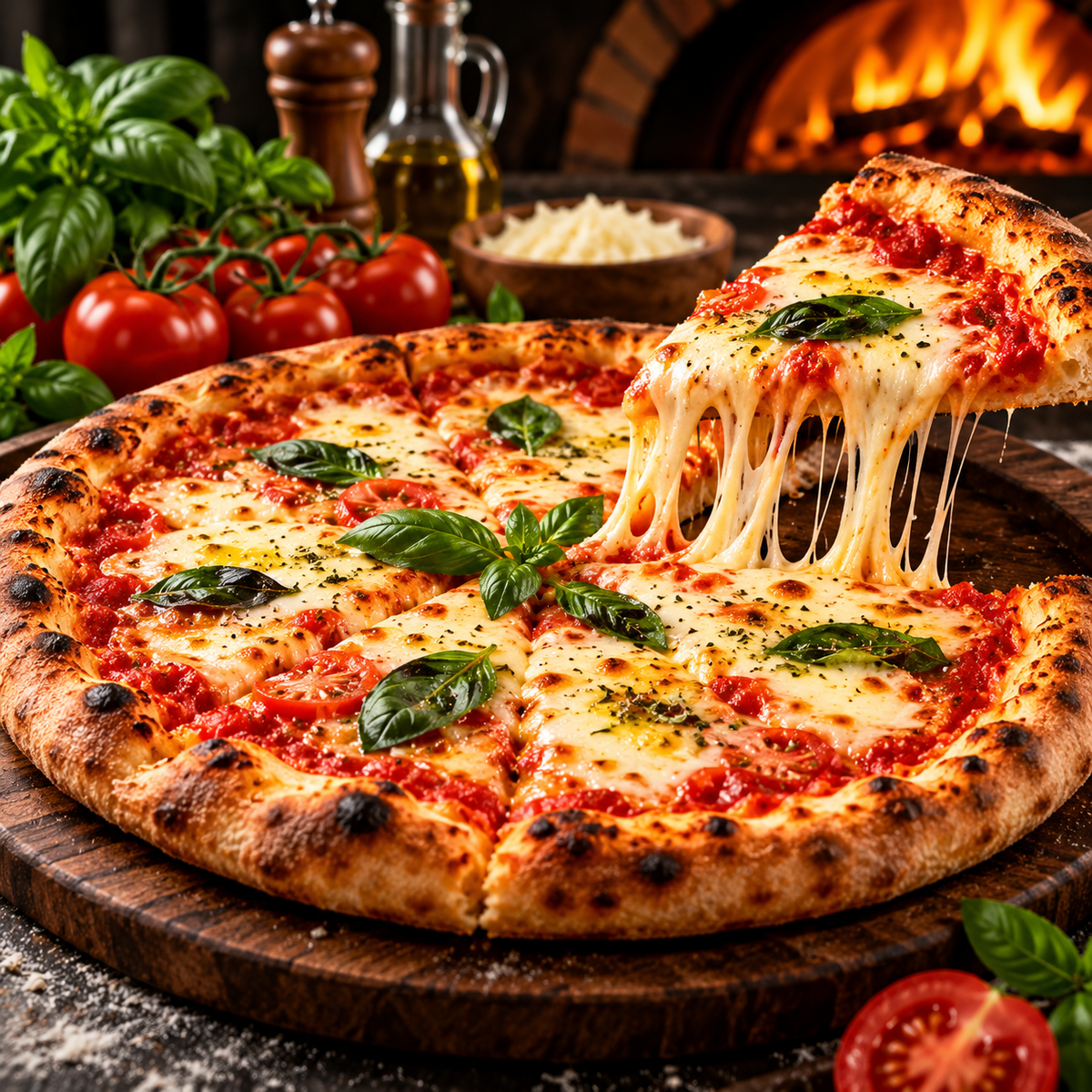 Margherita pizza