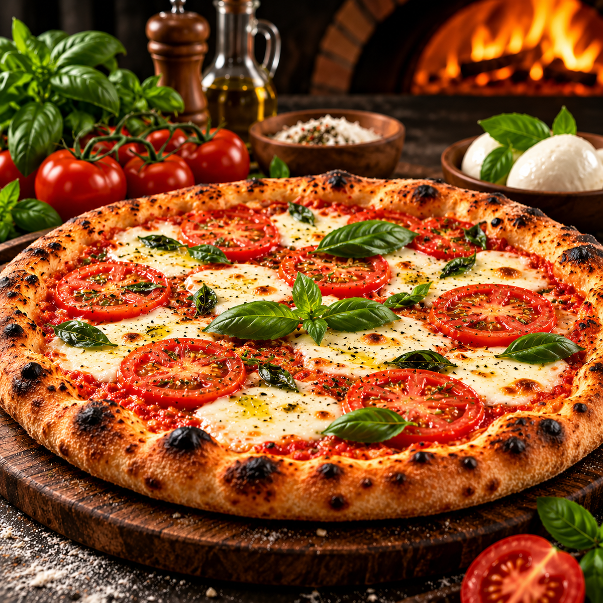 Mozzarella pizza